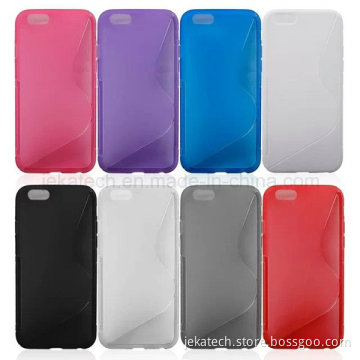 5.5 Inch S Line Gel Soft TPU Cover for iPhone 6 Plus Case